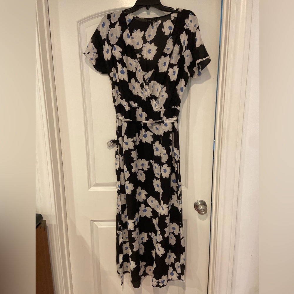 Lucky brand black floral dress